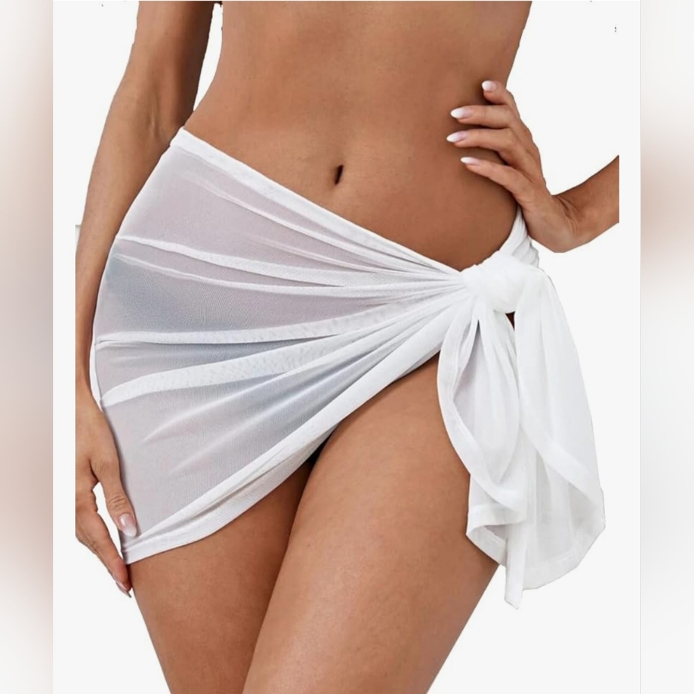 2 Sarong Beach Sheer Coverup comes with 2 colors